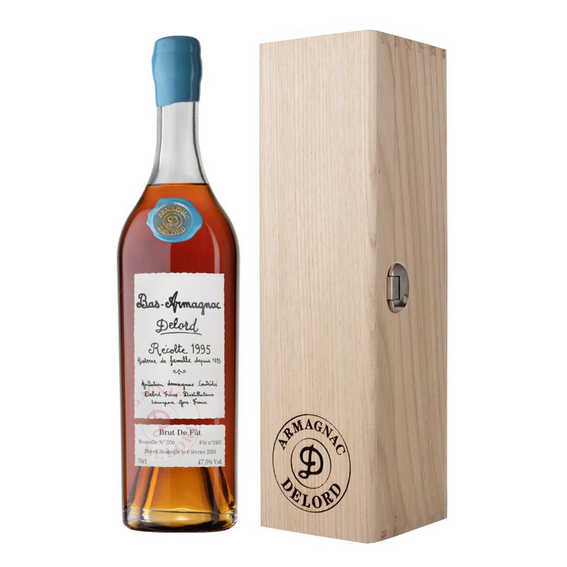 Armagnac Delord millésime 1995 brut de fût 70cl