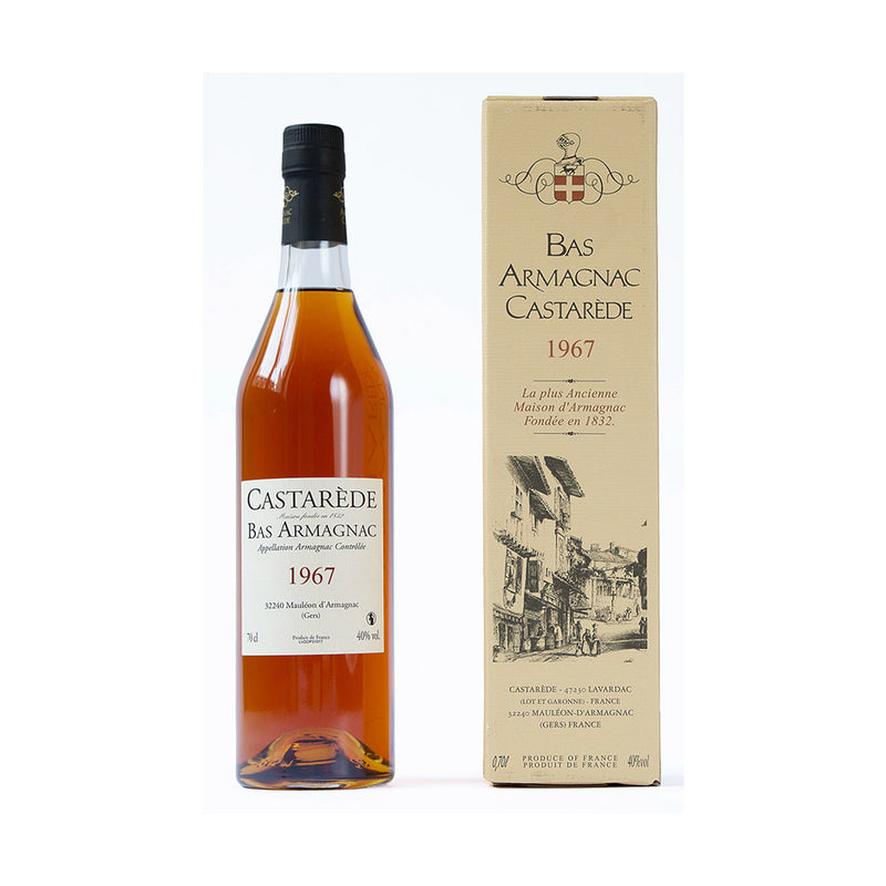 Armagnac Castarède millésime 1967 70cl 